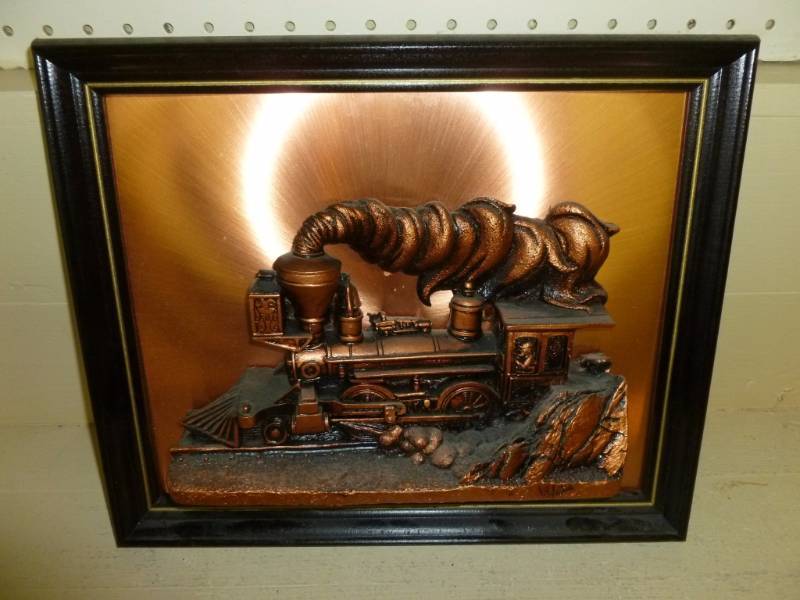 lot 123 image: Copper Locomotive Picture
