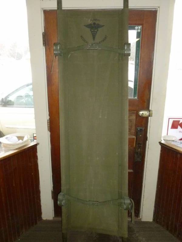 lot 137 image: Vintage Military Field Stretcher