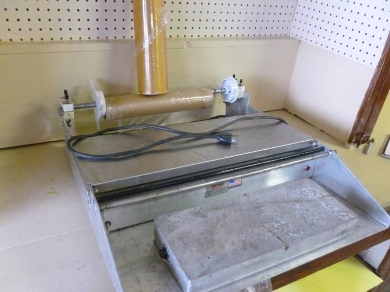 lot 160 image: Stainless Steel Food Shrink Wrap Machine