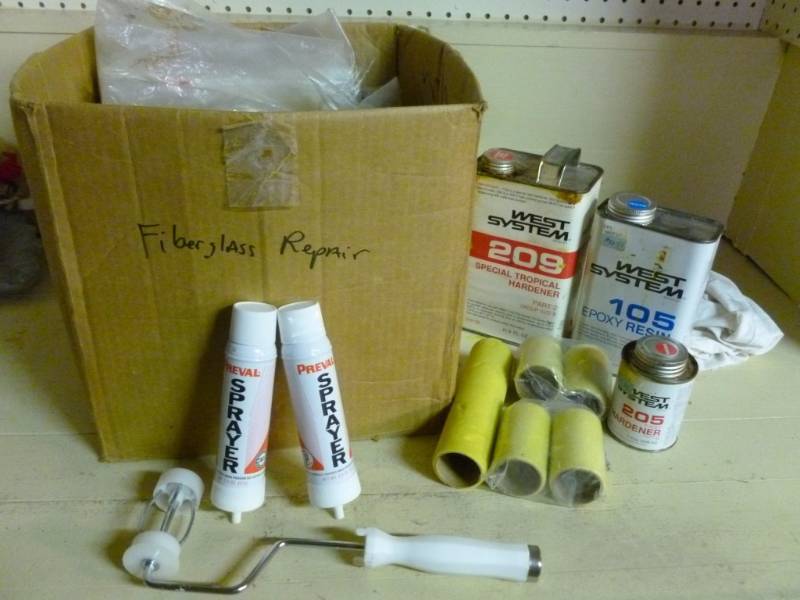 lot 239 image: Fiberglass Repair Kit