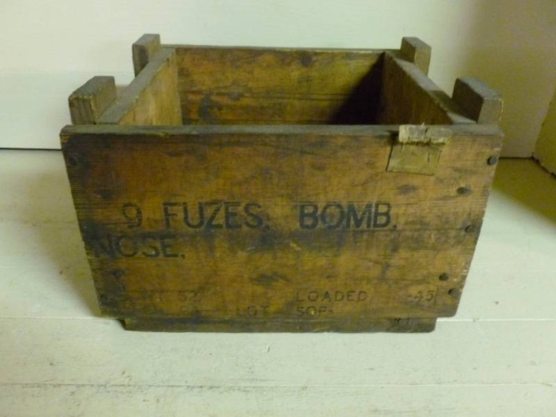 lot 240 image: Vintage Wooden Crate
