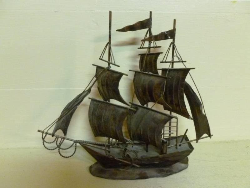lot 245 image: Cut Metal Ship