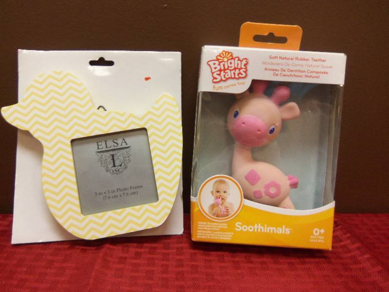 lot 115 image: Bright Starts Teether and ELSA Frame