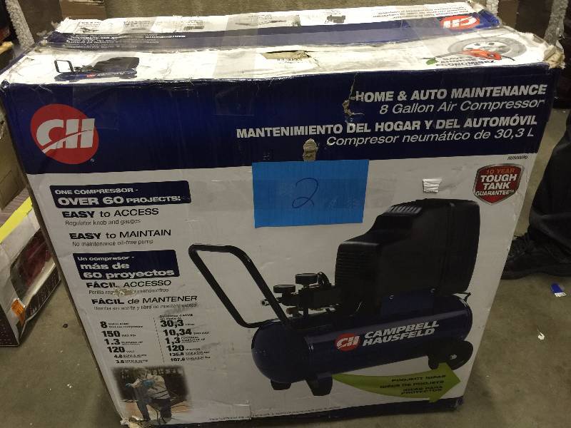 Campbell Hausfeld 8 Gal Compressor Tested works well