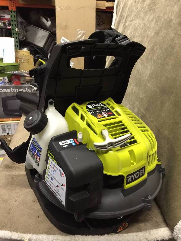 Ryobi Backpack Blower Tested in good working condition