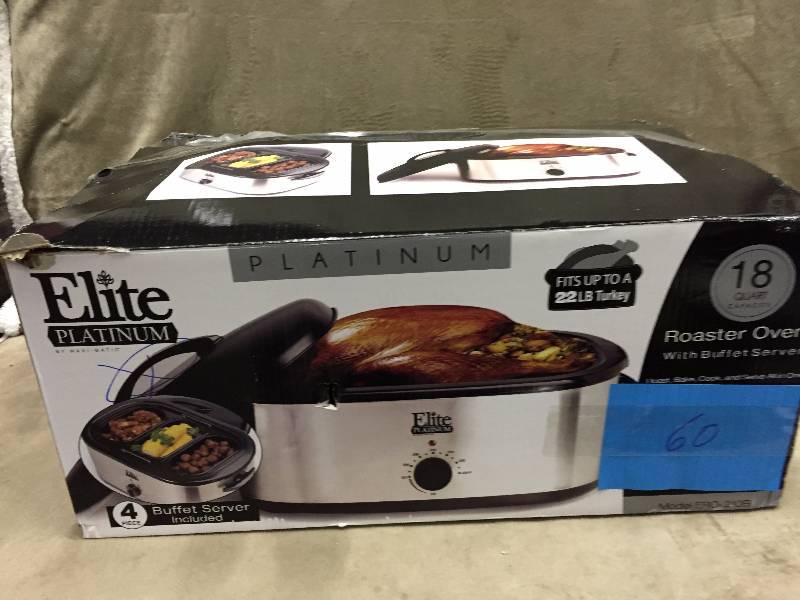 Elite 18 QT Roaster new but missing one handle