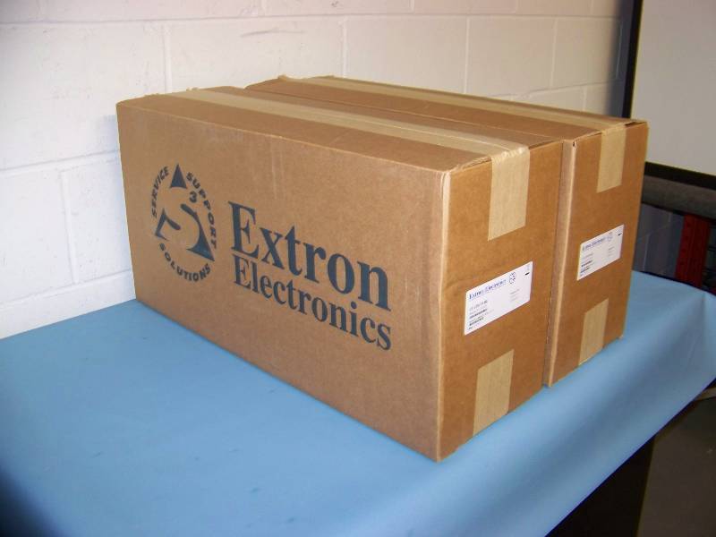 lot 67 image: (2 Pair) Extron, Flat Field Ceiling Speakers - BRAND NEW in original box