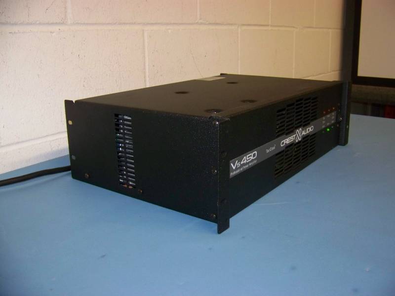 lot 97 image: Crest Audio, Vs450, Professional Power Amplifier  Amp