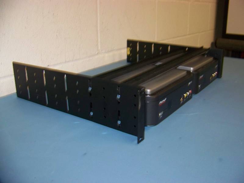 lot 93 image: (2) Hauppauge HD PVR Personal HDTV Recorders in rack enclosure