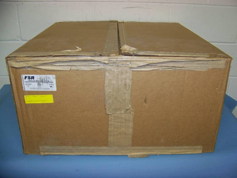 lot 28 image: FSR, 2 x 2 Smart Ceiling Box with 4 RU Rack Cage
