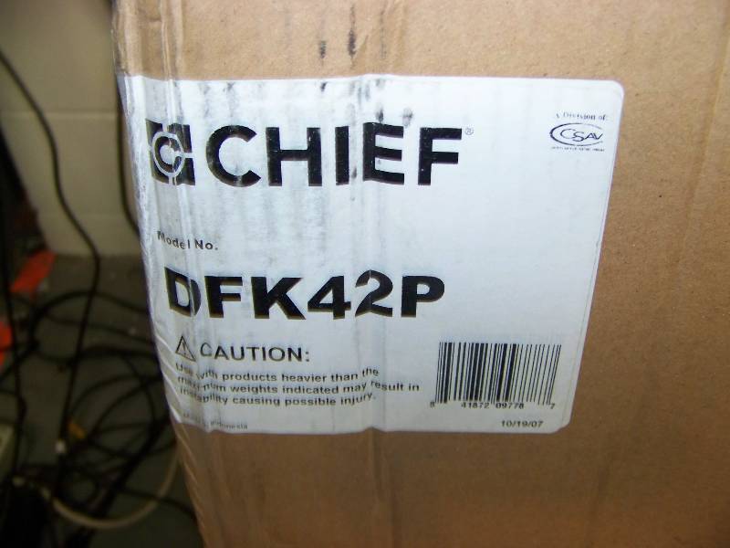lot 103 image: Chief, Decorative Display Frame and Optical Filter Kit - BRAND NEW with some damage