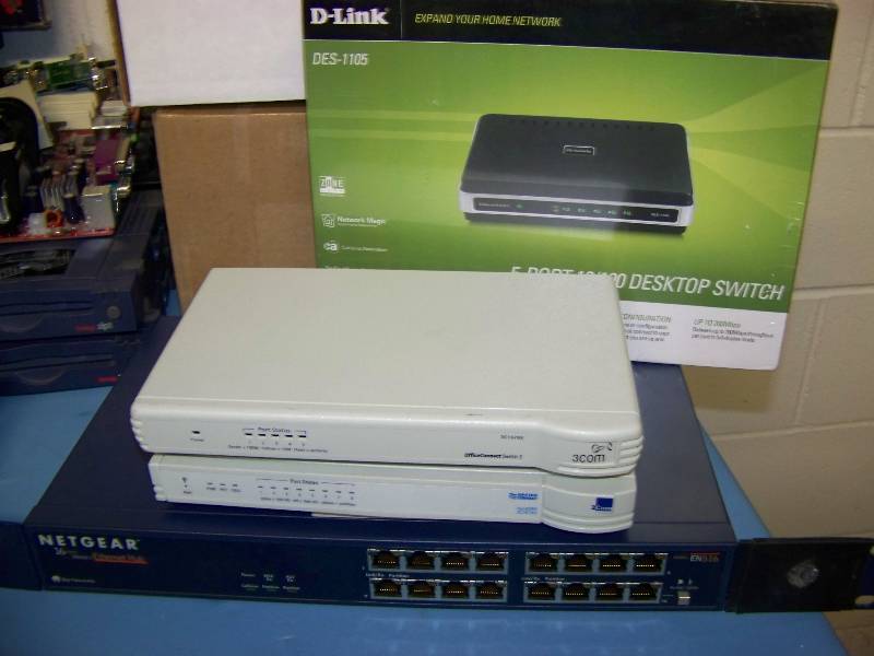 lot 91 image: Computer  PC Drives  Keyboards  Modems  Routers  Cards  Cables  Accessories