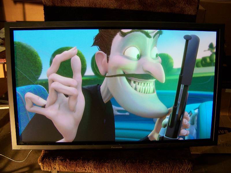 lot 2 image: 65, Panasonic, HD Plasma Display with Remote Control