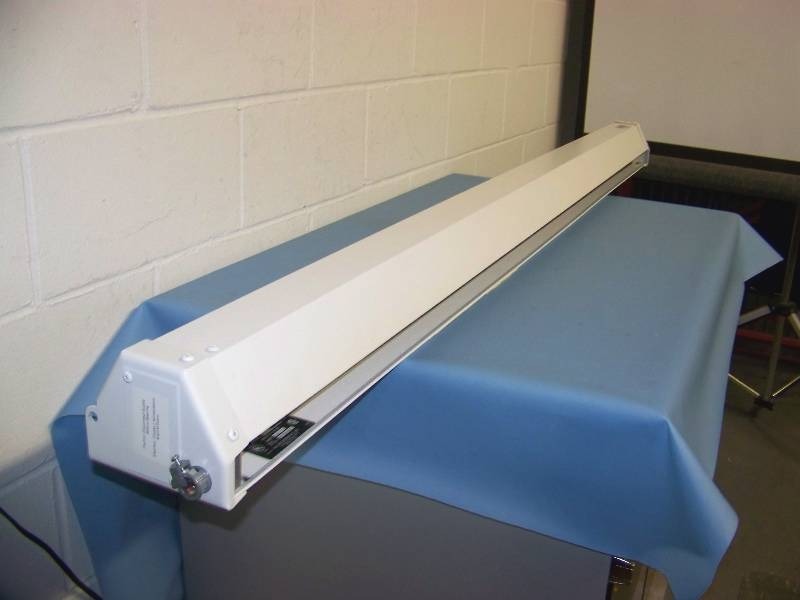 lot 29 image: Da-Lite, Cosmopolitan, Powered, Projection  Movie Screen