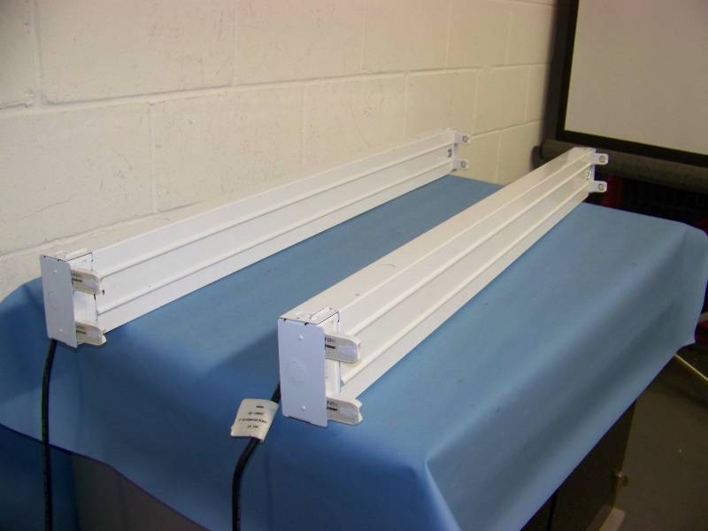 lot 120 image: (2) 48 long, Lights  Lighting Brackets  Mounts