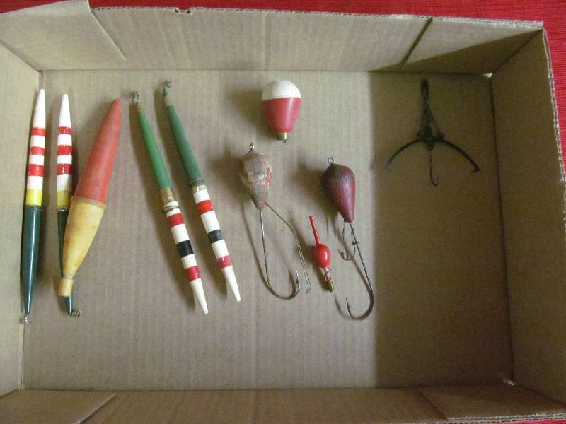 vintage fishing items