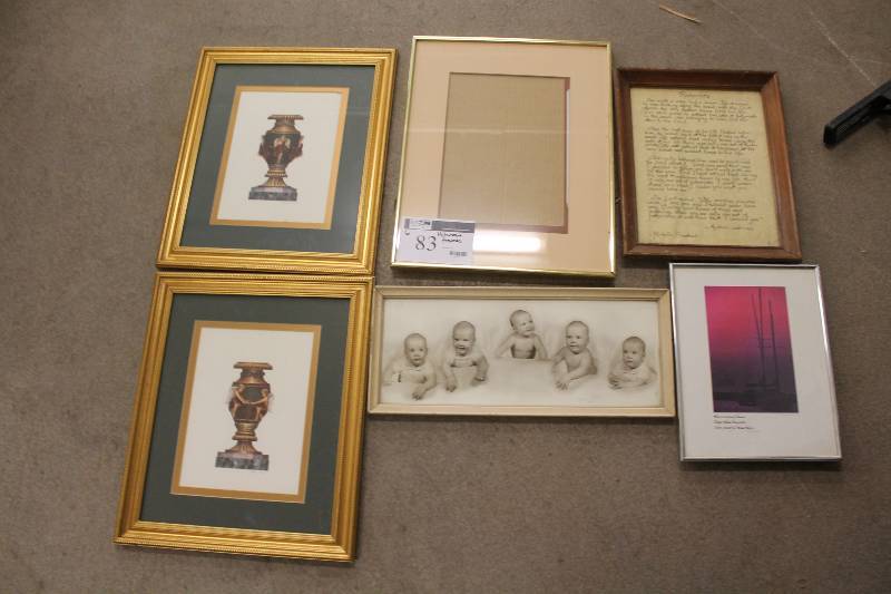 Assorted Frames and Framed Pictures