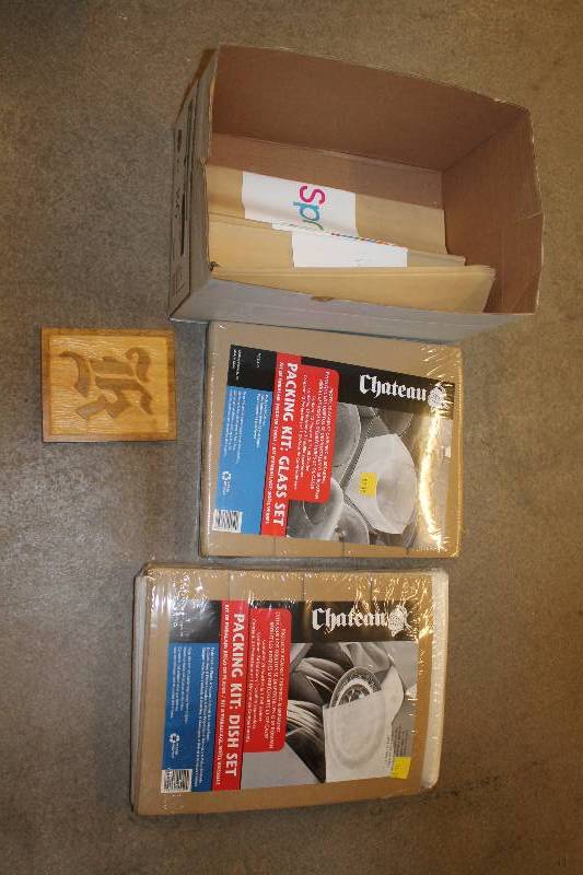 Packing Kit Glass Sets (2) and Assorted Tissue Paper