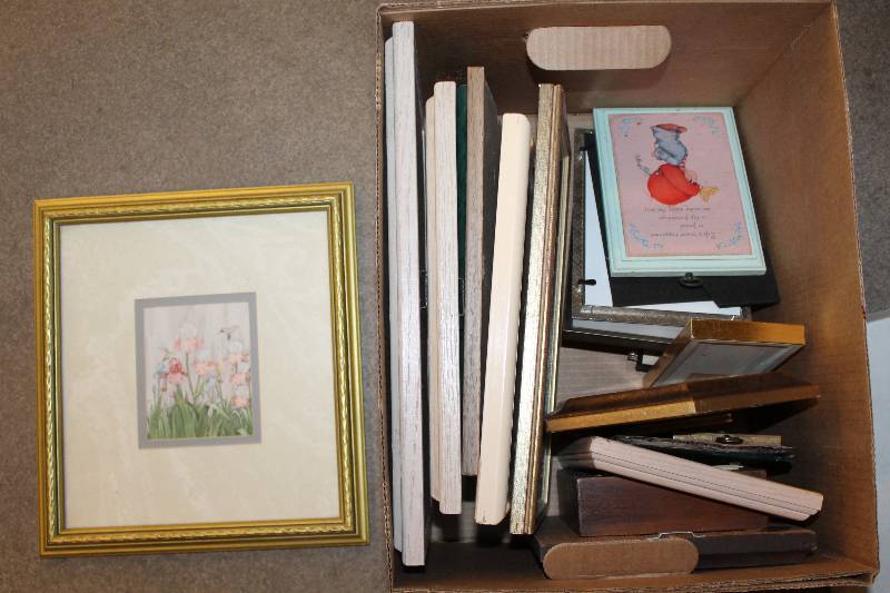 Box Lot Assorted Frames