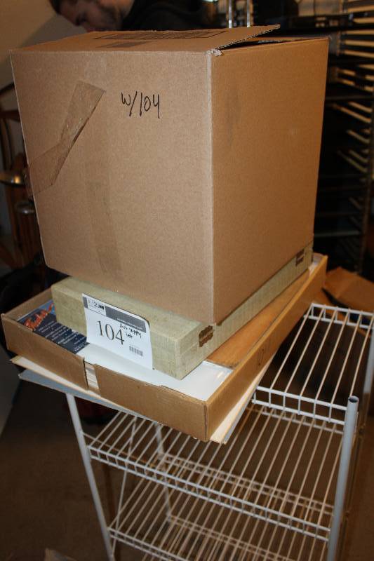Box Lot Assorted Art Supplies