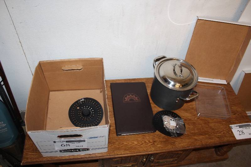 Cooking Pot and Assorted Items