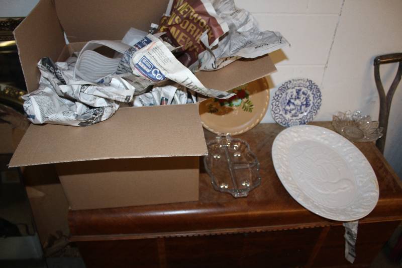 Assorted Decorative Plates and Serving Dishes