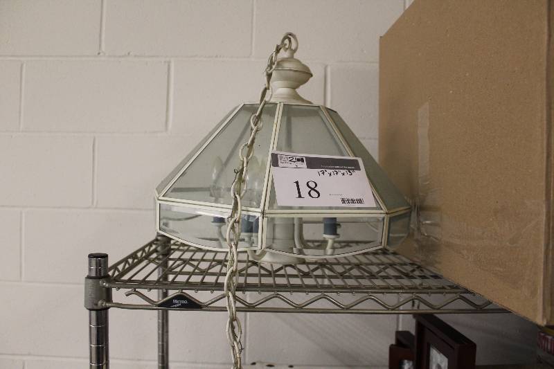 Clear Glass Hanging Light Fixture