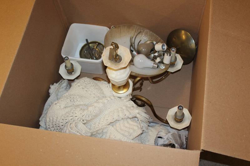 Chandelier Box Lot