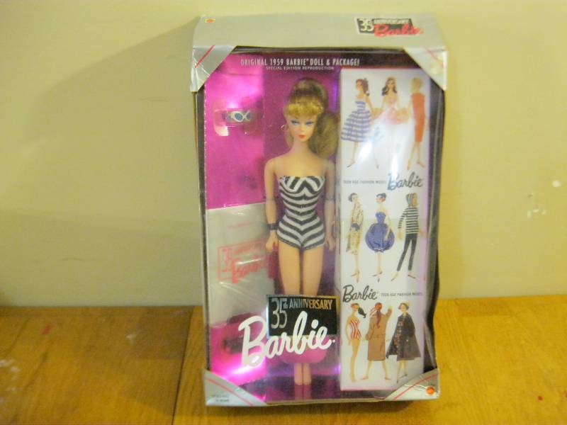 lot 14 image: 35th Anniversary Barbie, Wear To Package