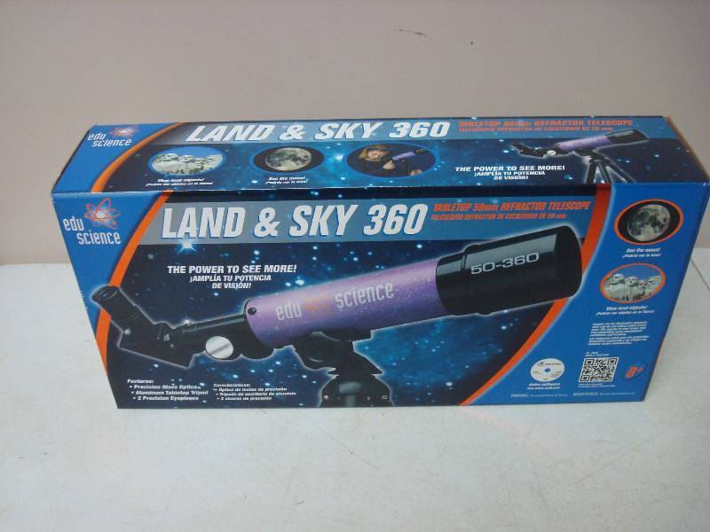 lot 28 image: Land And Sky Telescope, Used, Missing PC Disc