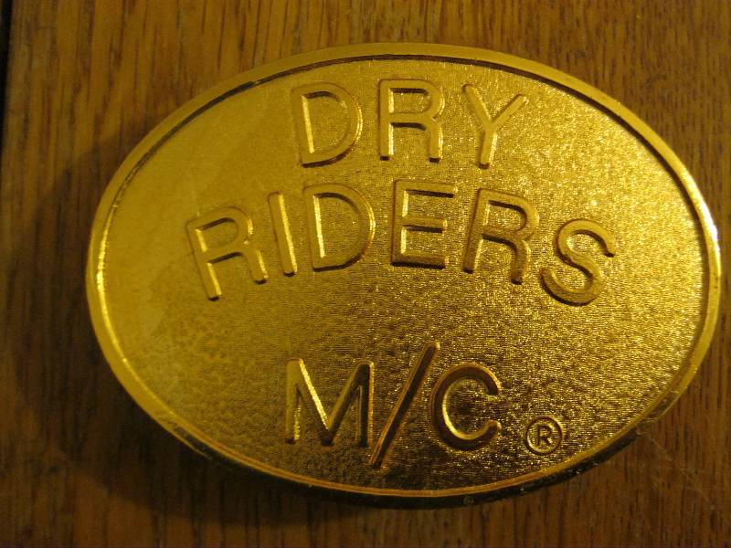 lot 62 image: Dry Riders Motorcycle Belt Buckle