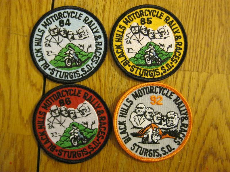 lot 63 image: Lot Of Black Hills Motorcycle Rally Patches