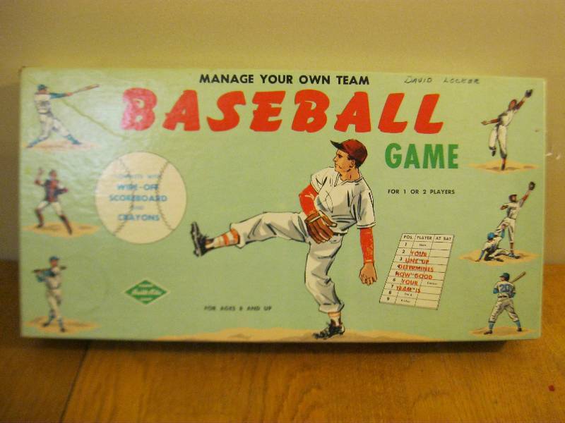 lot 86 image: Vintage Baseball Board Game, Unchecked
