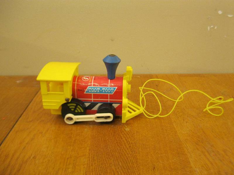 lot 121 image: Vintage Fisher Price Toot Toot Toy