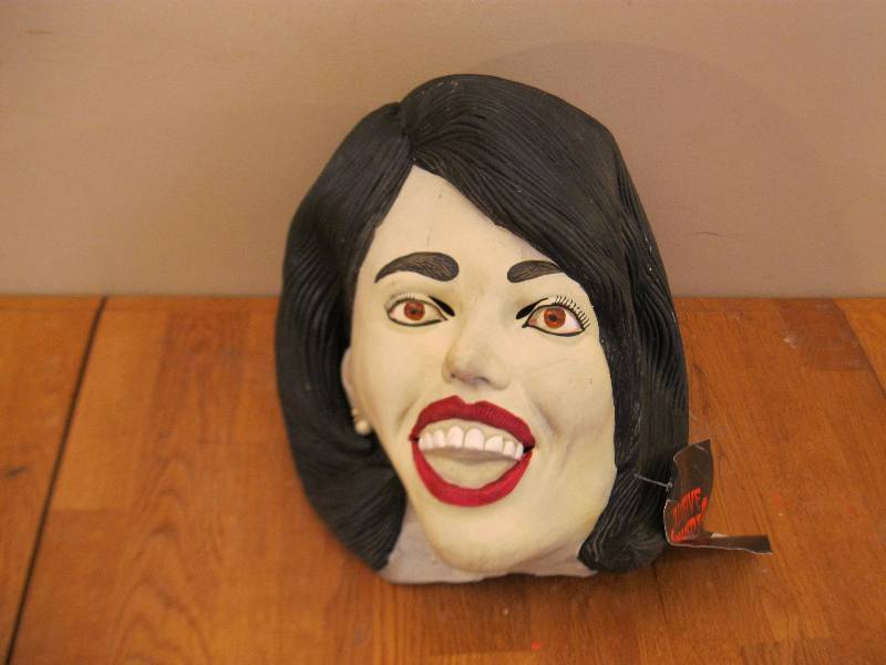 lot 126 image: Monica Lewinski Halloween Mask