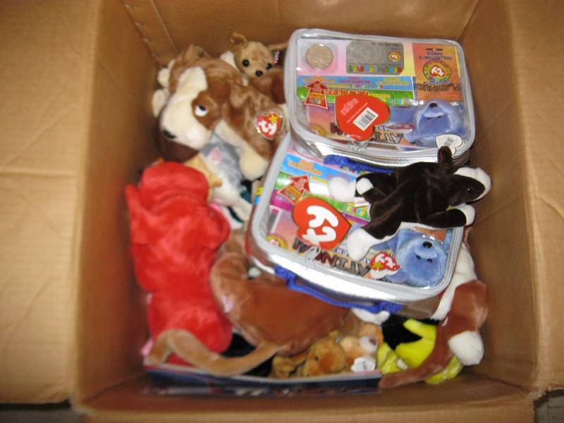lot 132 image: Box Of Ty Beanie Babie