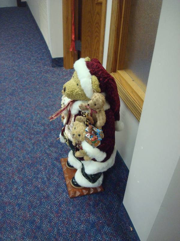 lot 161 image: Christmas Bear Santa Figure