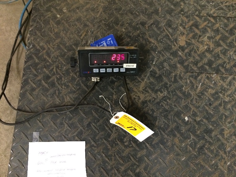 5000 lb Floor Scale  - Works Fine