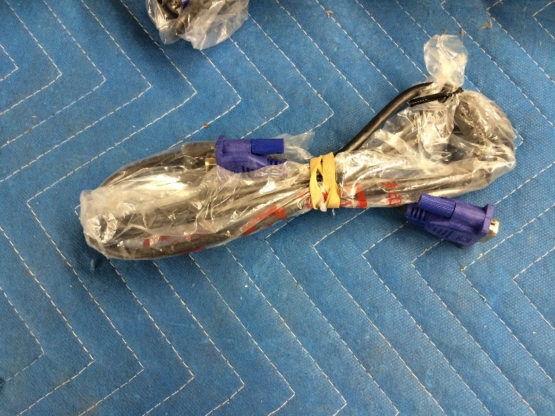 (20) VGA Cables - new, never used) DVI Cables - new, never used