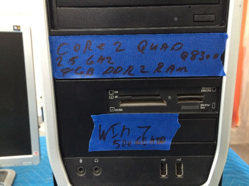 Desktop Computer System w 17 monitor Complete & works fine  view all pictures for Details & Specs