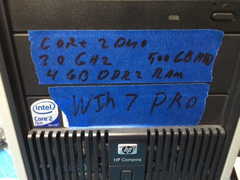 Desktop Computer System w 17 monitor Complete & works fine  view all pictures for Details & Specs