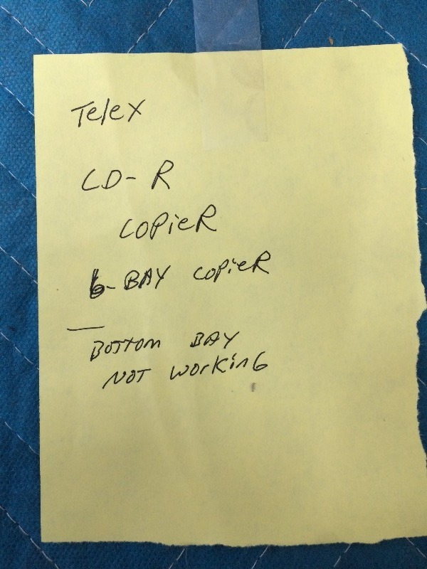 Telex CR-R   6 bay Copier
