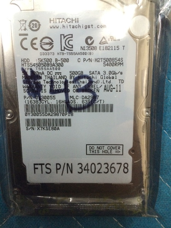 500 GB Hard Drives   Lot of 3