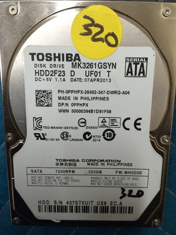 320 GB Hard Drives  Lot of 2