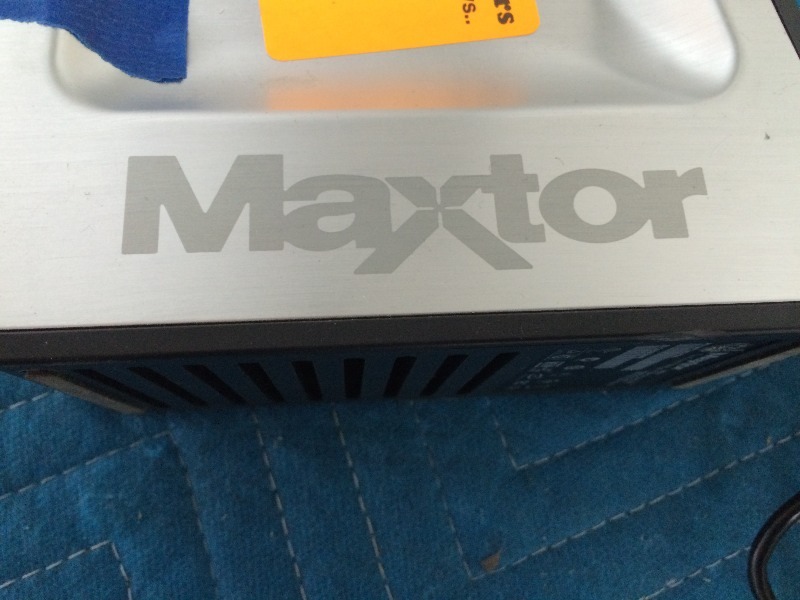 Maxtor Onetouch  250 GB  External Drive - works fine