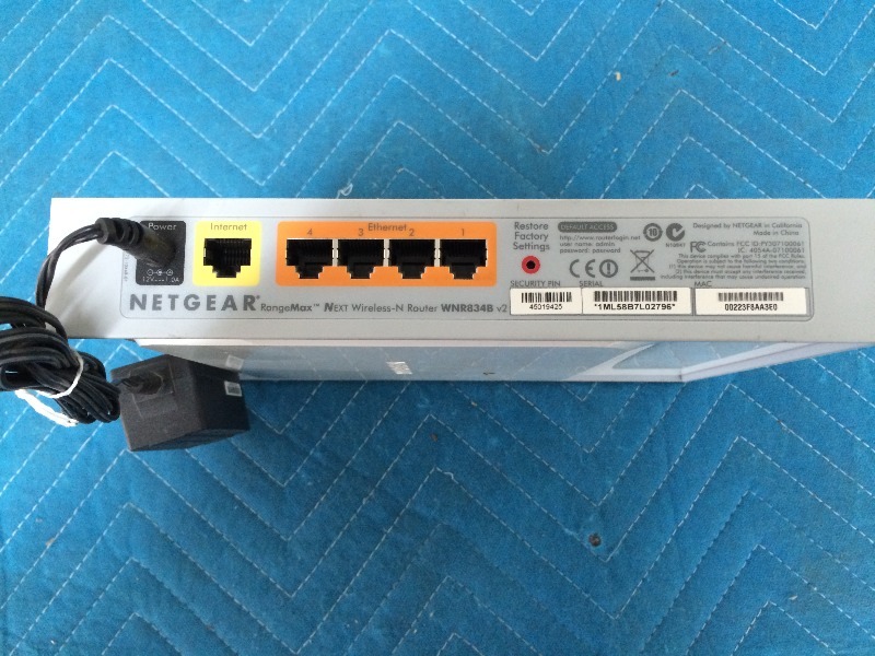 Netgear Router - works fine