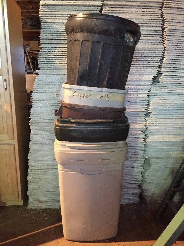 5 - Heavy Duty Garbage Cans