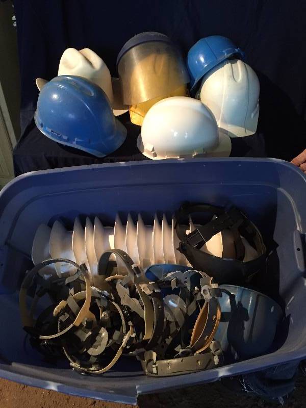Lot of Hard Hats