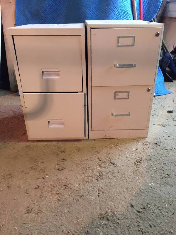 Two Drawer File Cabinets