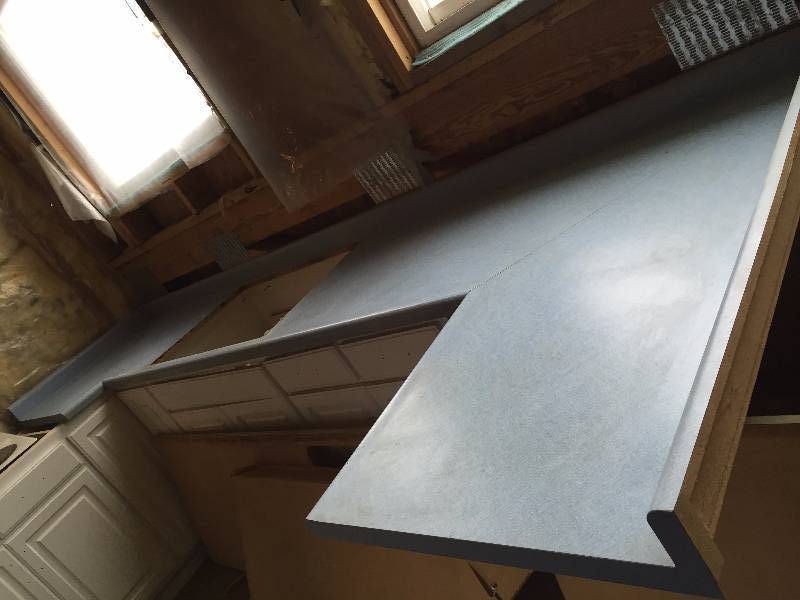 Blue Countertop